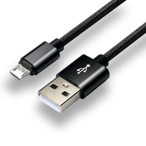 Braided USB cable - micro USB everActive CBB-2MB 200cm up to 2.4A