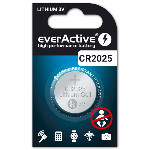 everActive lithium battery CR2025