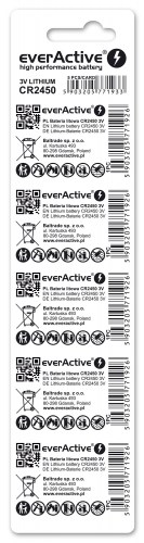 everActive CR2450 lithium batteries