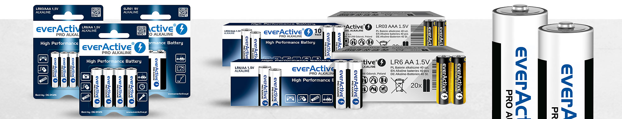 everActive High Quality Alkaline Batteries everActive Alkaline Batteries top