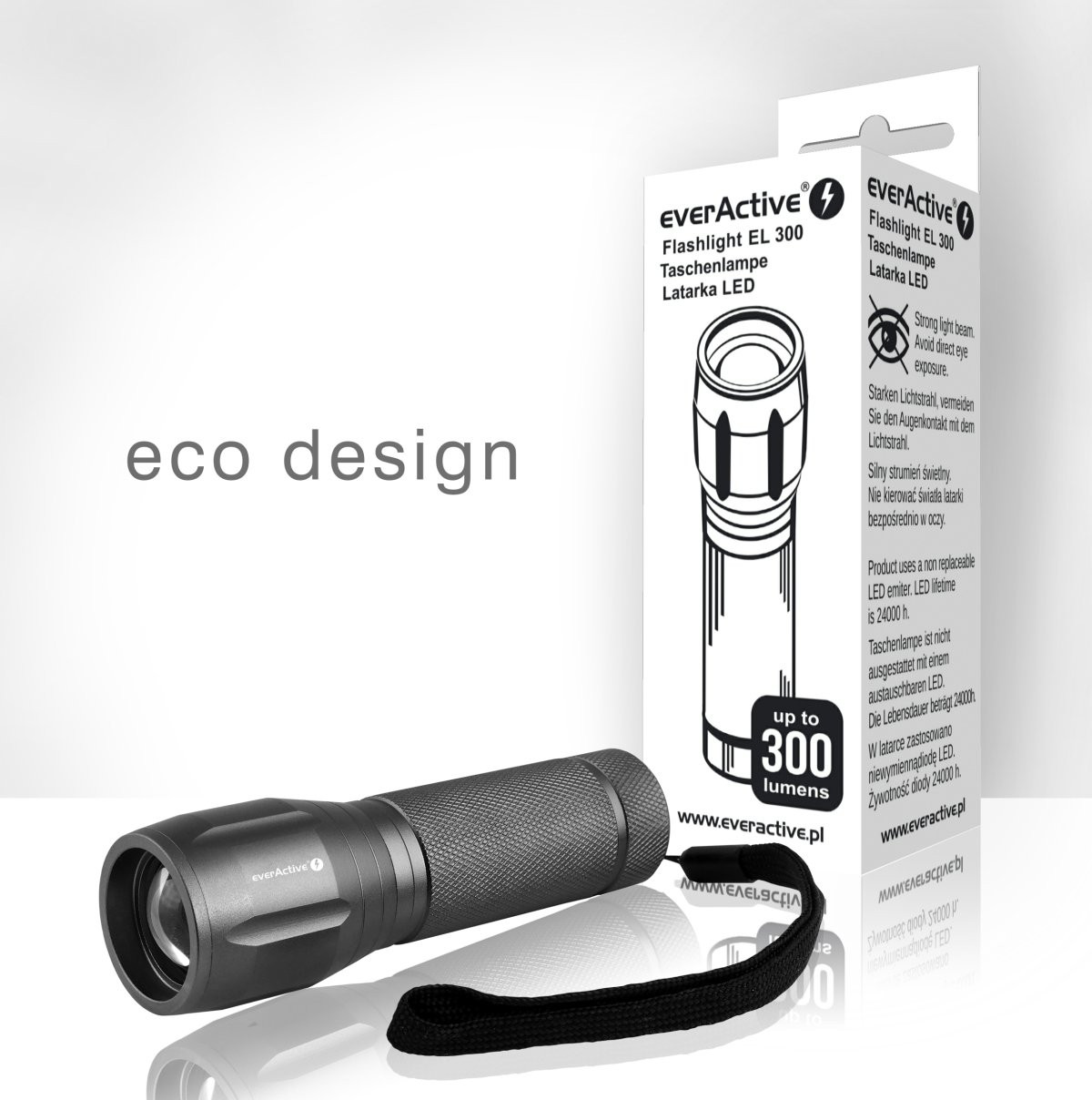 everActive EL-300 new flashlight New everActive EL-300 flashlight